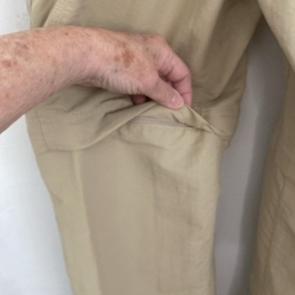The North Face Convertible Cargo Hiking Belted Pants Tan Size 32 Inseam 31 - Picture 8 of 16